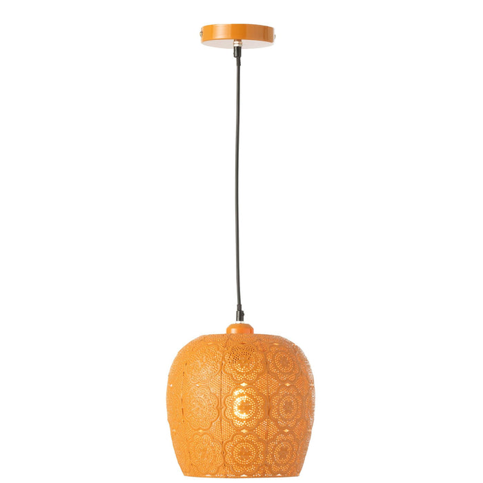 Hanglamp Oranje Electrical part 24 cm 23.5x23.5x39 cm-Hanglampen-J-Line