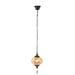 Hanglamp Oranje Glas S 18 cm 18x18x80 cm-Hanglampen-J-Line