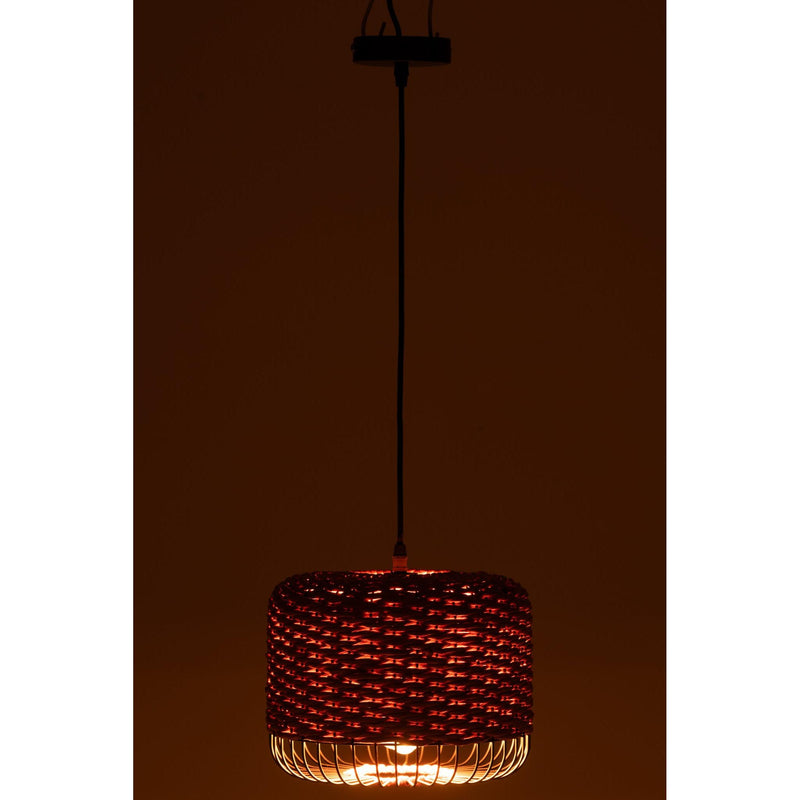 Hanglamp Oranje Metaal 27 cm 27x27x20 cm-Plafondlampen-J-Line