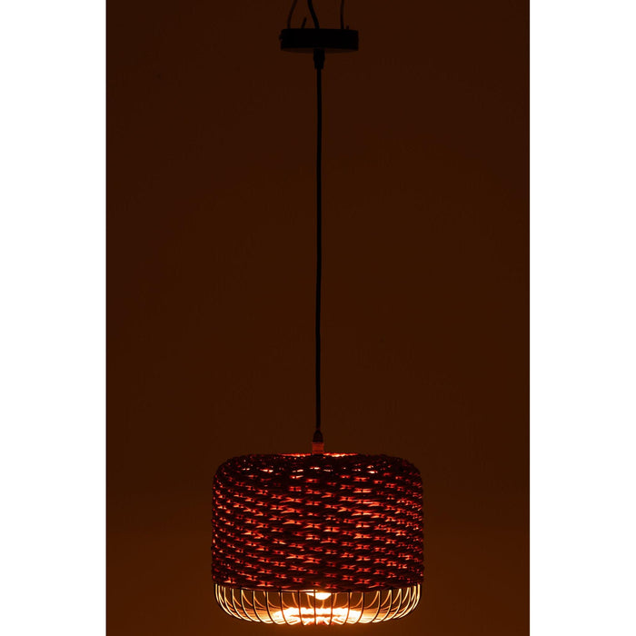 Hanglamp Oranje Metaal 27 cm-Hanglampen-J-Line