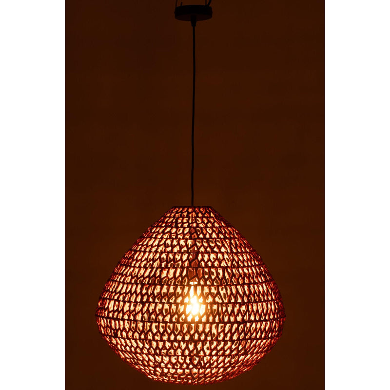 Hanglamp Oranje Metaal 50 cm 50x50x45 cm-Plafondlampen-J-Line