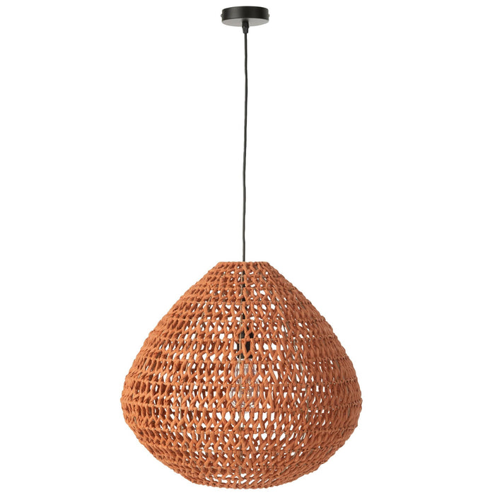 Hanglamp Oranje Metaal 50 cm-Hanglampen-J-Line