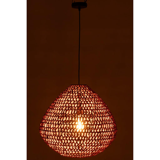 Hanglamp Oranje Metaal 50 cm-Hanglampen-J-Line