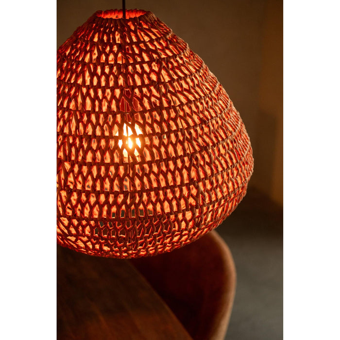 Hanglamp Oranje Metaal 50 cm-Tafellampen-J-Line