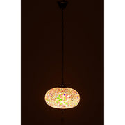 Hanglamp Oranje Metaal L 30 cm 30x30x80 cm-Hanglampen-J-Line