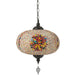 Hanglamp Oranje Metaal L 30 cm 30x30x80 cm-Hanglampen-J-Line