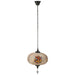 Hanglamp Oranje Metaal L 30 cm-Tafellampen-J-Line