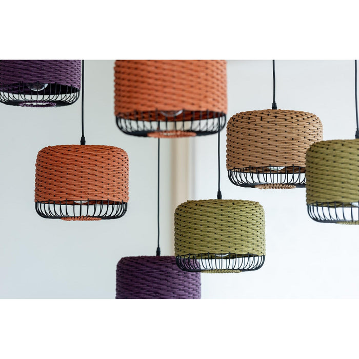 Hanglamp Paars Paper 27 cm-Hanglampen-J-Line