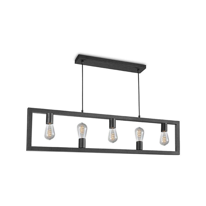 LABEL51 Hanglamp Quadrato - Zwart - Metaal - Hanglamp-Tafellampen-LABEL51
