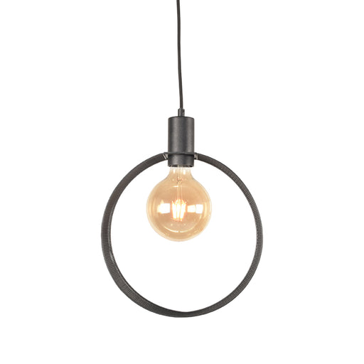Hanglamp Ronda Metaal Zwart 30x30x150 cm-Hanglampen-LABEL51
