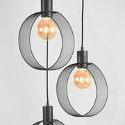 Hanglamp Ronda Metaal Zwart 30x80x150 cm-Hanglampen-LABEL51