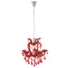 Hanglamp Rood Ijzer Antiek 53 cm 53x53x57 cm-Hanglampen-J-Line