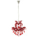 Hanglamp Rood Ijzer Antiek 53 cm-Tafellampen-J-Line