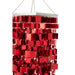 Hanglamp Rood Pvc Vierkant 30 cm-Tafellampen-J-Line