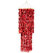 Hanglamp Rood Pvc Vierkant 50 cm-Hanglampen-J-Line