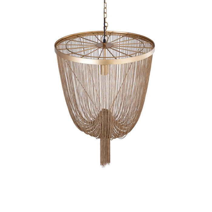 Hanglamp Solan Geel 70 cm-Tafellampen-PTMD