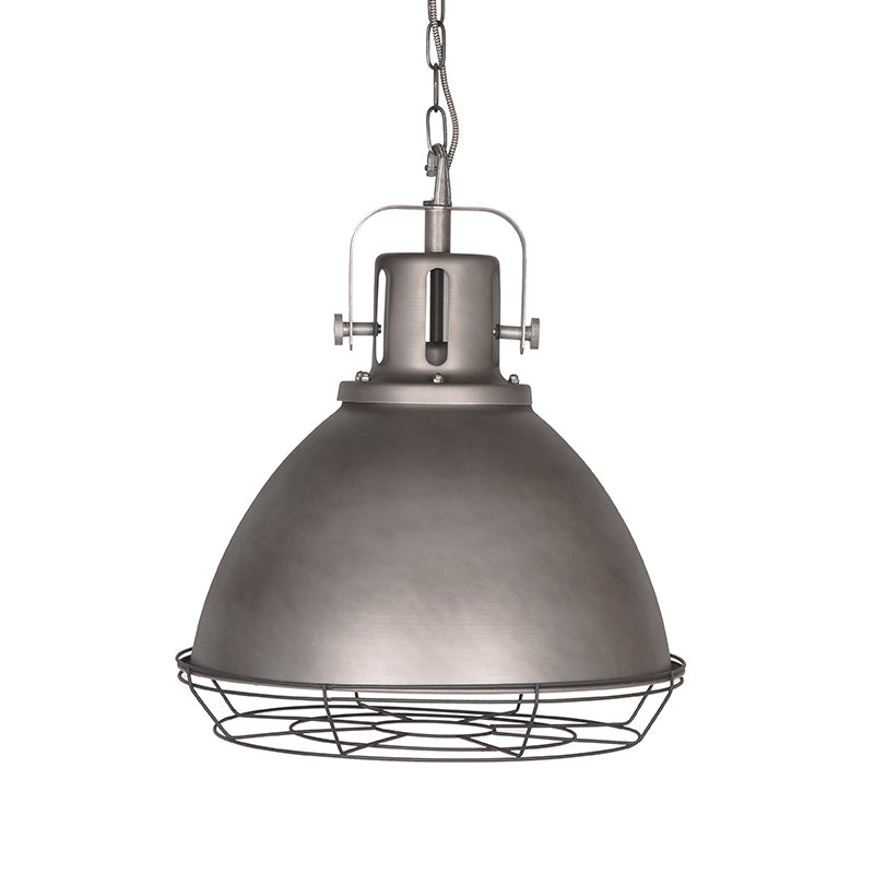 Hanglamp Spot Grote Metaal Burned Steel 47x47x52 cm-Hanglampen-LABEL51