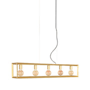 Hanglamp Tetto Metaal Antiek Goud 20x120x141 cm-Hanglampen-LABEL51