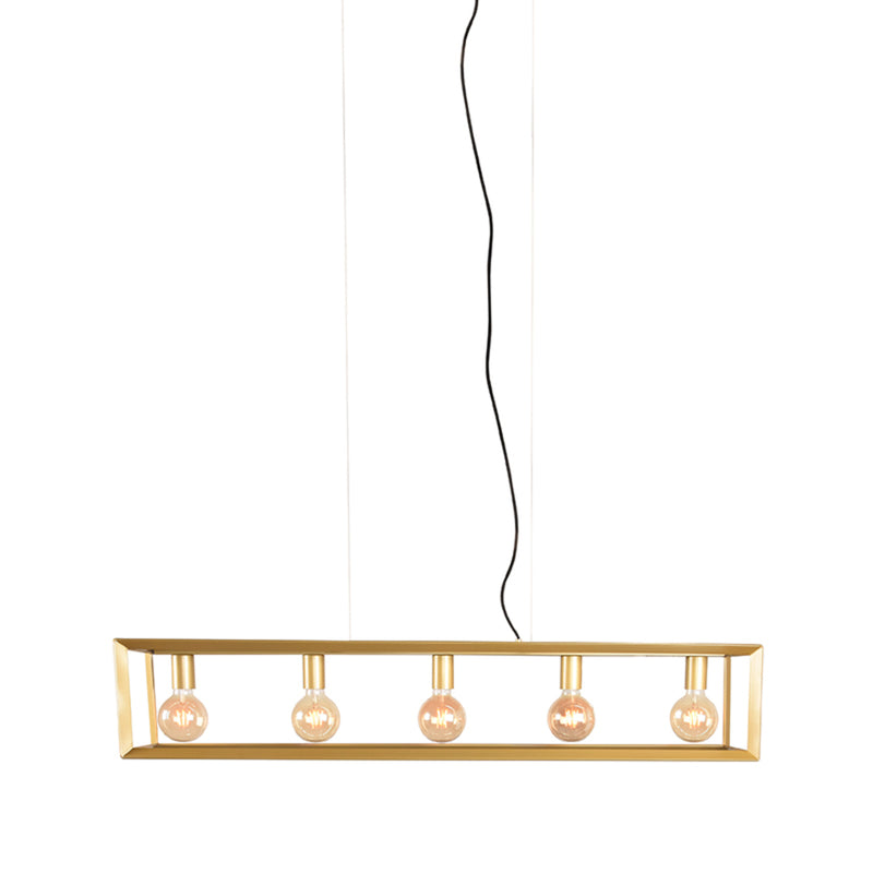 Hanglamp Tetto Metaal Antiek Goud 20x120x141 cm-Hanglampen-LABEL51