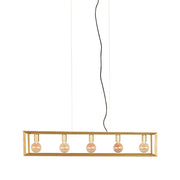 Hanglamp Tetto Metaal Antiek Goud 20x120x141 cm-Hanglampen-LABEL51