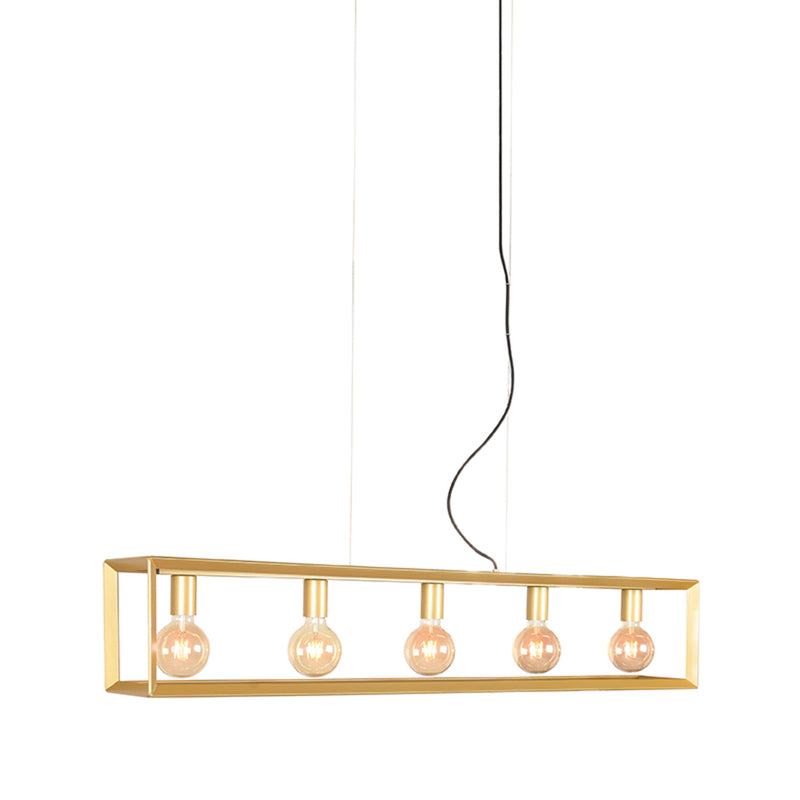 Hanglamp Tetto Metaal Antiek Goud 20x120x141 cm-Hanglampen-LABEL51