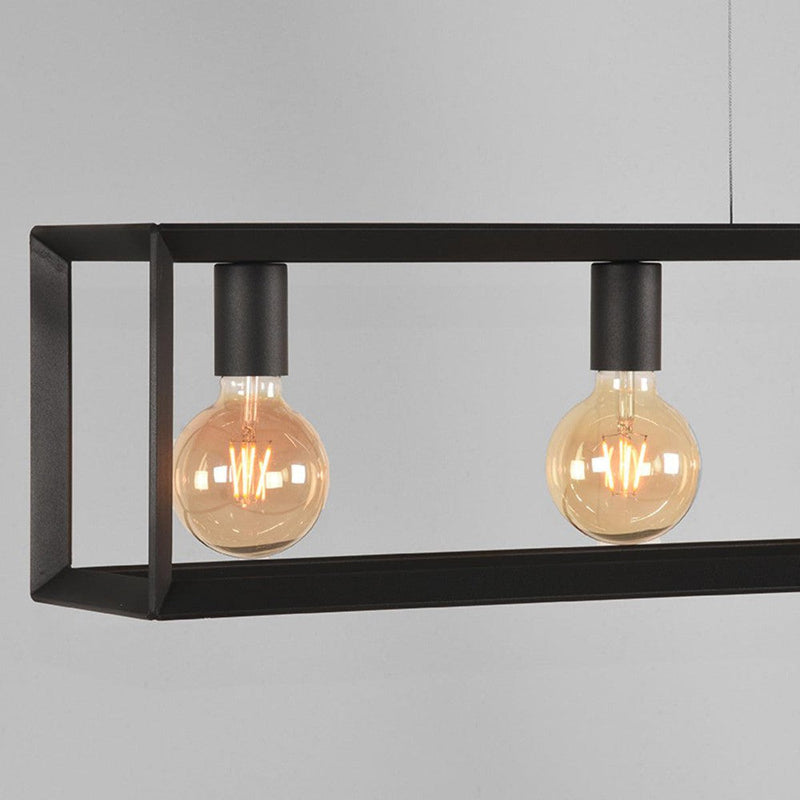 Hanglamp Tetto Metaal Zwart 20x120x141 cm-Hanglampen-LABEL51
