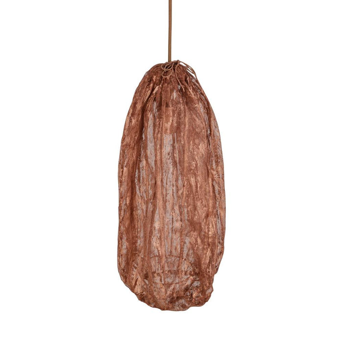 Hanglamp Tijdloze Uit Geel 30x30x48 cm-Hanglampen-PTMD