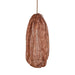 Hanglamp Tijdloze Uit Geel 30x30x48 cm-Hanglampen-PTMD