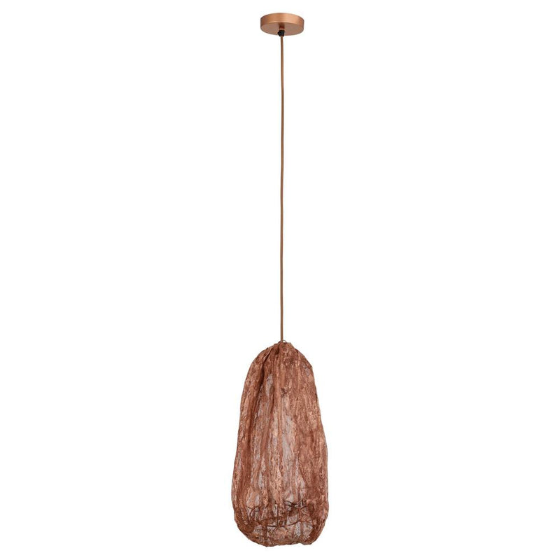 Hanglamp Tijdloze Uit Geel 30x30x48 cm-Hanglampen-PTMD