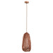 Hanglamp Tijdloze Uit Geel 30x30x48 cm-Hanglampen-PTMD