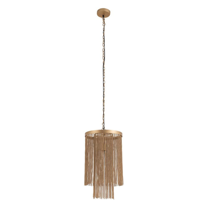 Hanglamp Tijdloze Uit Geel 30x30x50 cm-Hanglampen-PTMD