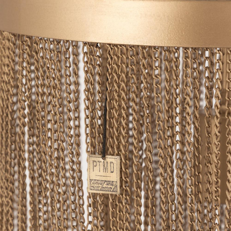 Hanglamp Tijdloze Uit Geel 30x30x50 cm-Hanglampen-PTMD
