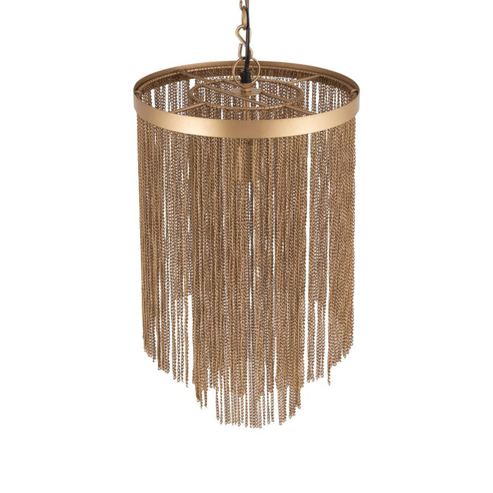 Hanglamp Tijdloze Uit Geel 30x30x50 cm-Hanglampen-PTMD