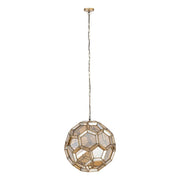 Hanglamp Tijdloze Uit Geel 49x49x50 cm-Hanglampen-PTMD