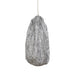 Hanglamp Tijdloze Uit Grijs 30x30x48 cm-Hanglampen-PTMD