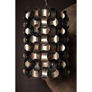 Hanglamp Tijdloze Uit Zwart 32x32x148 cm-Hanglampen-PTMD