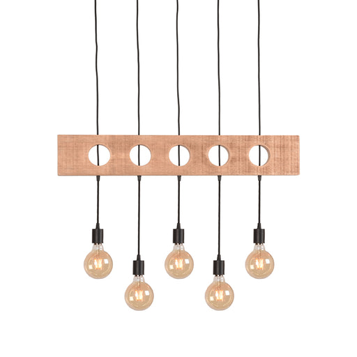 LABEL51 Hanglamp Timber - Zwart - Metaal - SALE-Tafellampen-LABEL51