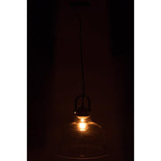 Hanglamp Transparant Glas 30 cm 30x30x175 cm-Hanglampen-J-Line