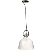 Hanglamp Transparant Glas 30 cm 30x30x175 cm-Hanglampen-J-Line