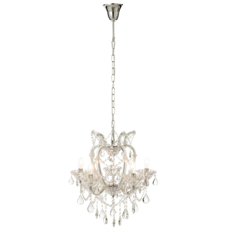 Hanglamp Transparant Glas Antiek 53 cm 53x53x57 cm-Hanglampen-J-Line