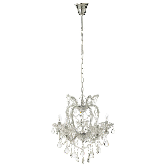 Hanglamp Transparant Glas Antiek 53 cm-Hanglampen-J-Line