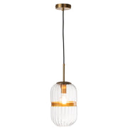 Hanglamp Transparant Kunststof 18 cm 18x18x35 cm-Hanglampen-J-Line
