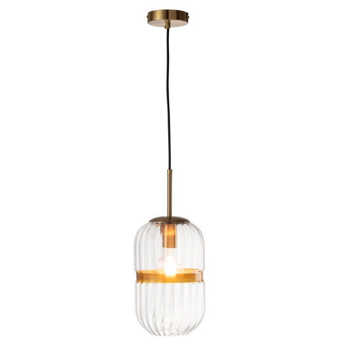 Hanglamp Transparant Kunststof 18 cm 18x18x35 cm-Hanglampen-J-Line