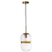 Hanglamp Transparant Kunststof 18 cm 18x18x35 cm-Hanglampen-J-Line