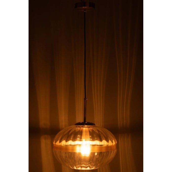 Hanglamp Transparant Kunststof Ovaal 30 cm 30x30x30 cm-Hanglampen-J-Line