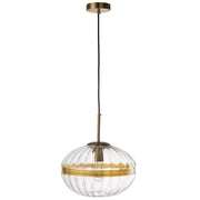 Hanglamp Transparant Kunststof Ovaal 30 cm 30x30x30 cm-Hanglampen-J-Line