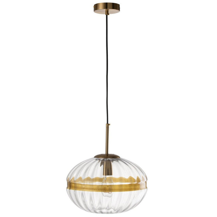 Hanglamp Transparant Kunststof Ovaal 30 cm 30x30x30 cm-Hanglampen-J-Line