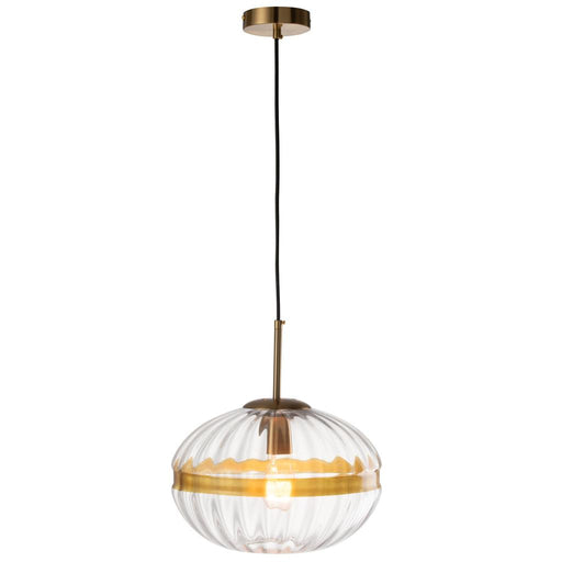 Hanglamp Transparant Kunststof Ovaal 30 cm-Hanglampen-J-Line