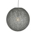 LABEL51 Hanglamp Twist - Grijs - Vlas - XL-Tafellampen-LABEL51
