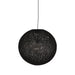 LABEL51 Hanglamp Twist - Zwart - Vlas - M-Tafellampen-LABEL51